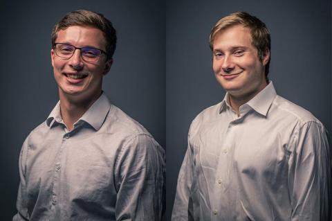 Noah Hill and Daniel Weinstein are two of the co-founders behind Lura Health. In Latin, 'Lura' means mouth. (Photos courtesy of Noah Hill and Daniel Weinstein/Lura Health)